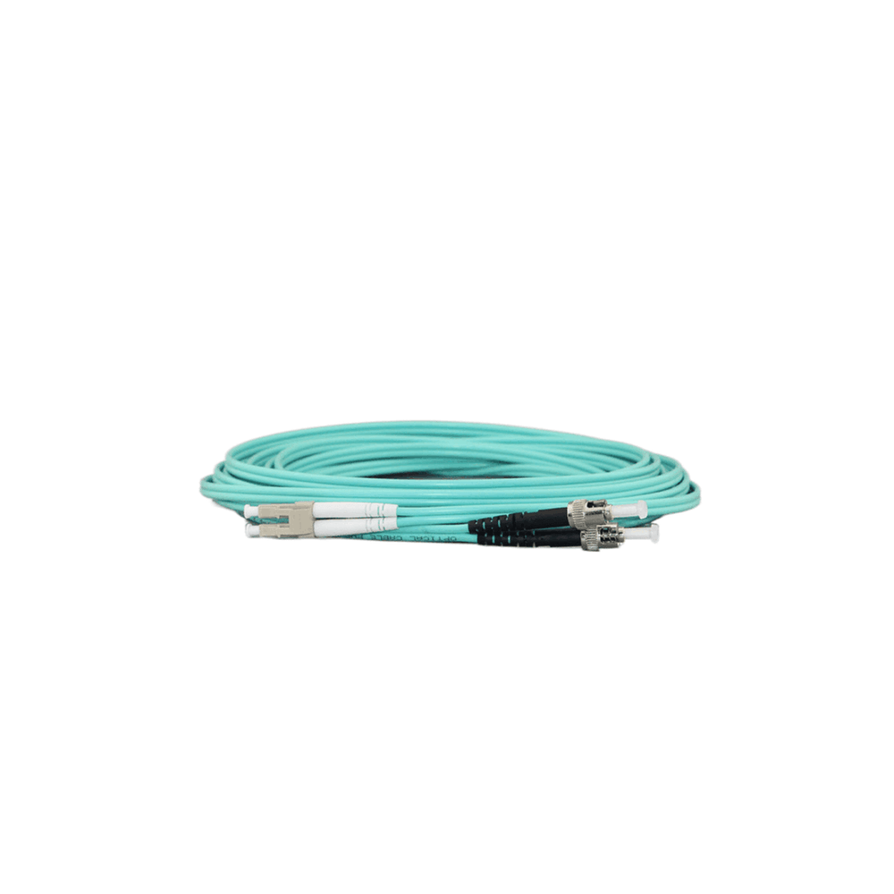 OM3 LC-ST UPC Duplex LSZH Patch Cord
