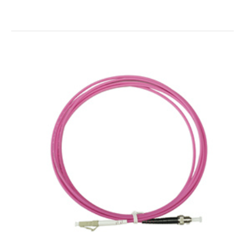 OM4 LC-ST UPC Simplex LSZH Patch Cord