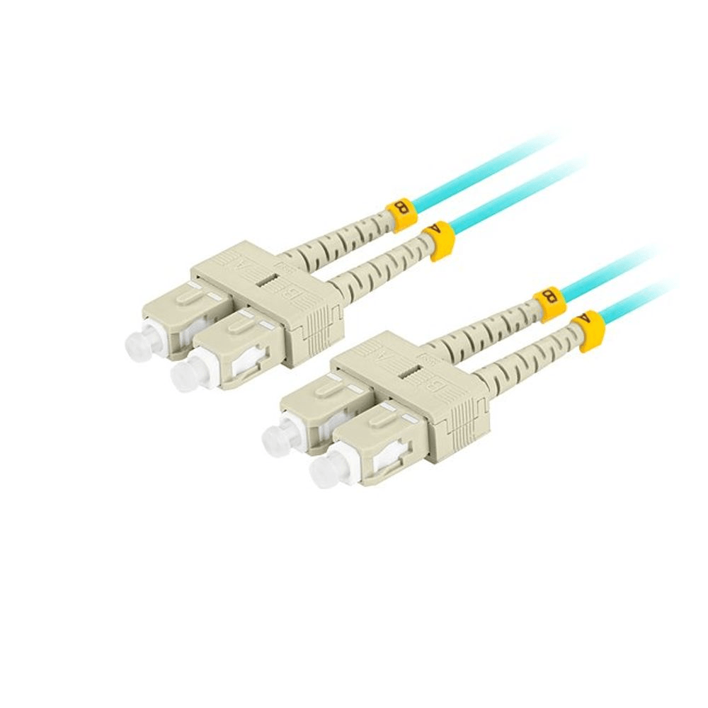 OM4 SC-SC UPC Duplex LSZH Patch Cord